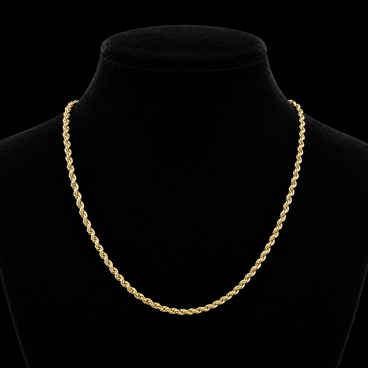 Chaîne corde Or 18K
