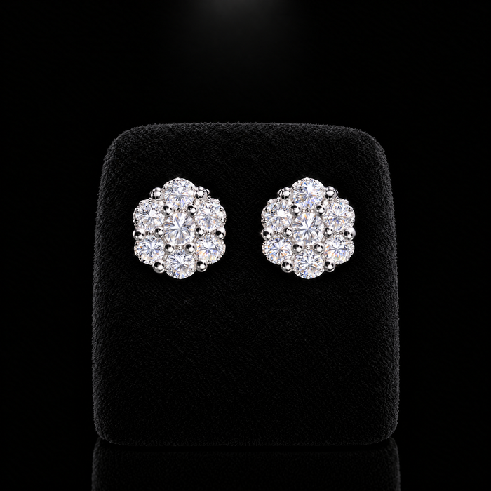 Boucles d'oreilles fleur