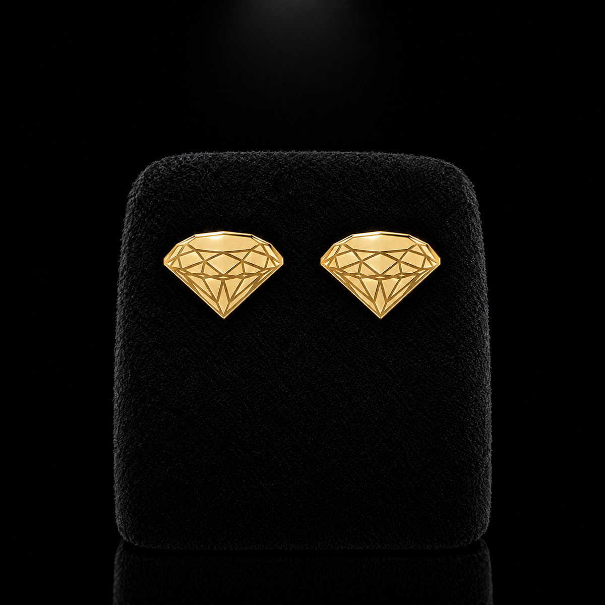 Boucles d'oreilles Gemme Or 18K